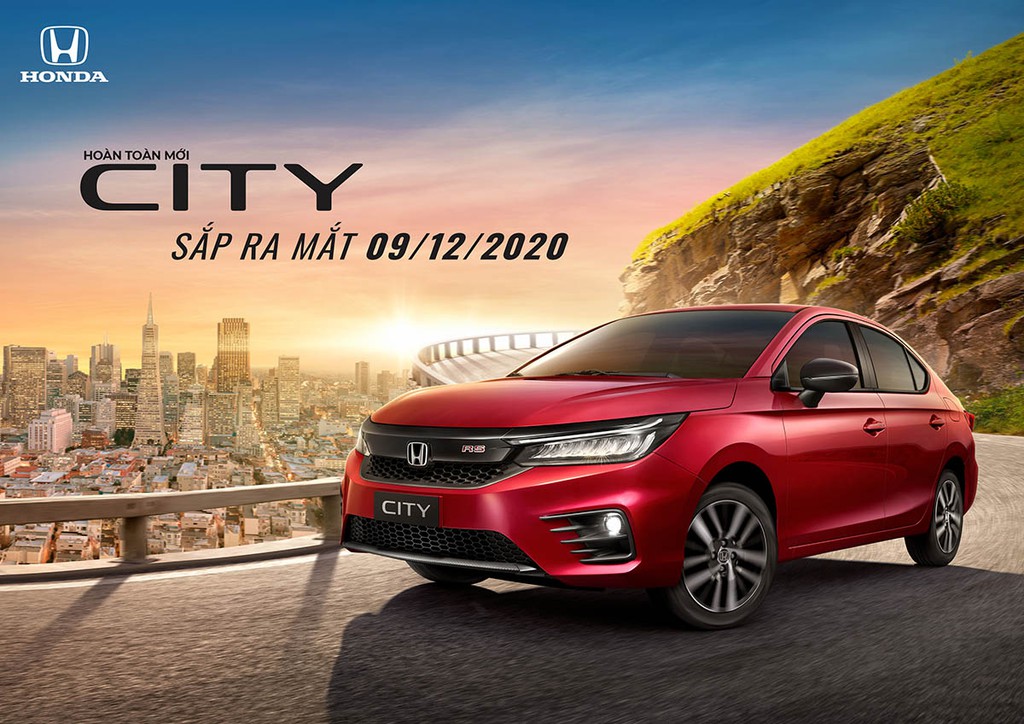Honda City 2021 thế hệ thứ 5 hoàn toàn mới sắp ra mắt 9/12/2020 | Honda Ô tô Khánh Hòa - Nha Trang | Hotline 0905 254 255
